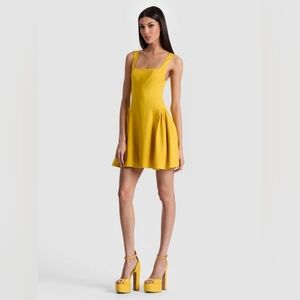Alice + Olivia Vera Mini Dress In Golden Hour Size 2